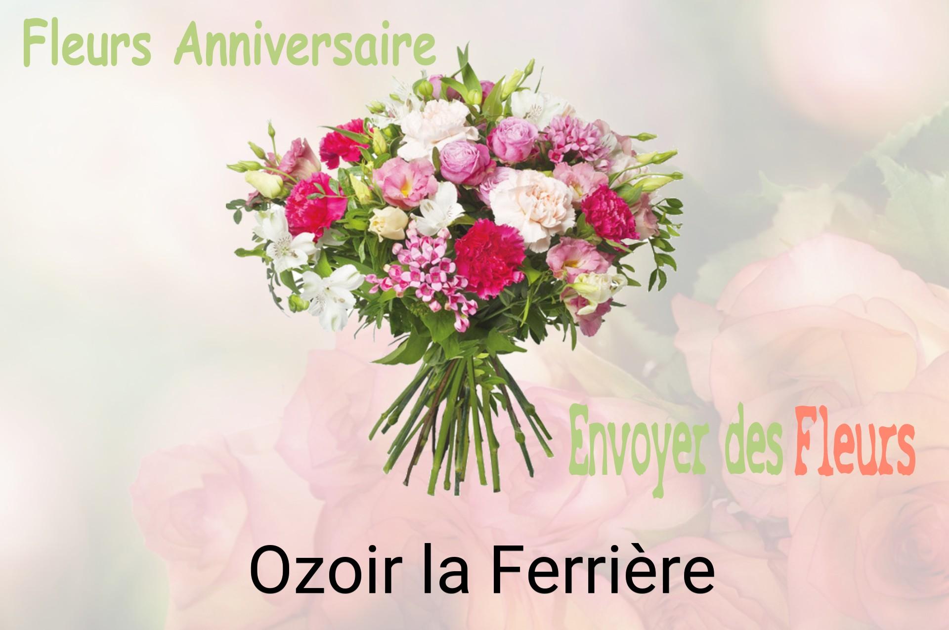 Bouquet de fleurs d’anniversaire livré à Ozoir-la-Ferrière